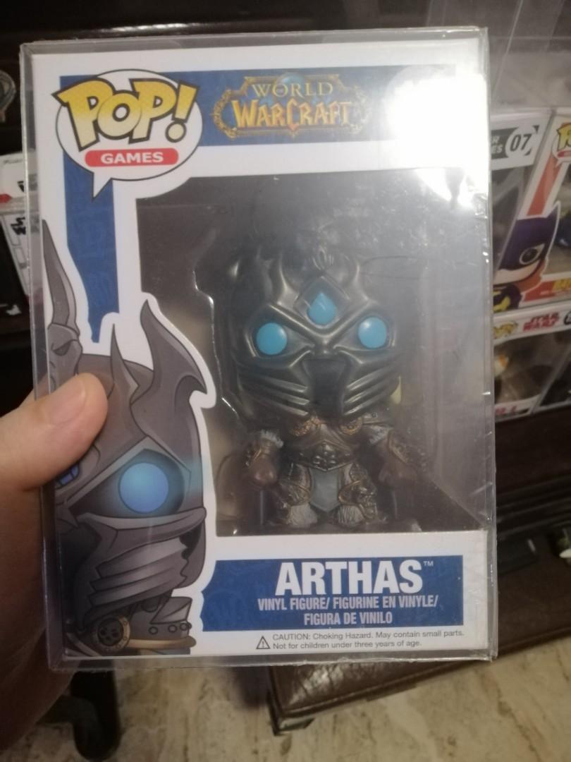 Arthas World of Warcraft Funko Pop Authentic with Protector