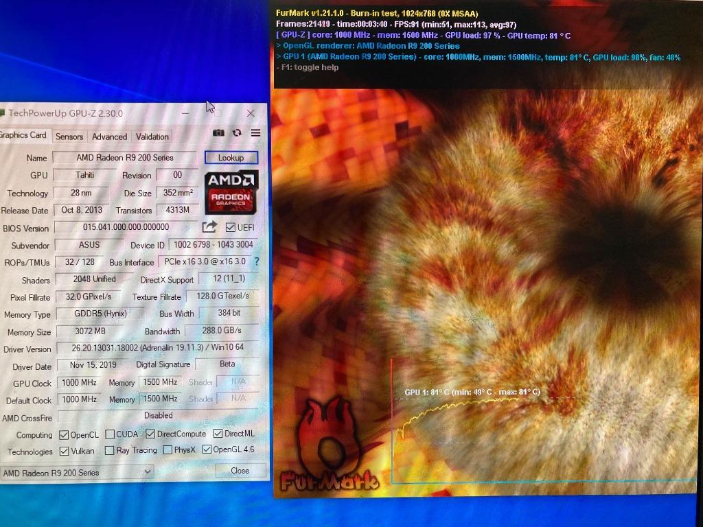 Gpu Z Asus R9 280x 3gb Directcu Ii R9 280x 4gb Shop