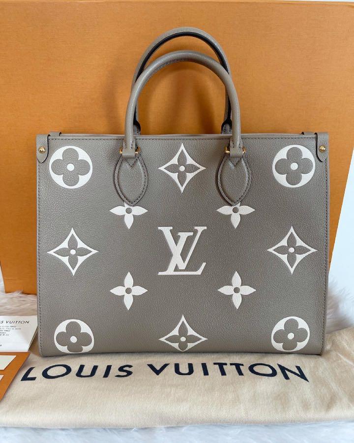 Louis Vuitton OTG MM emp leather in the color tourterelle