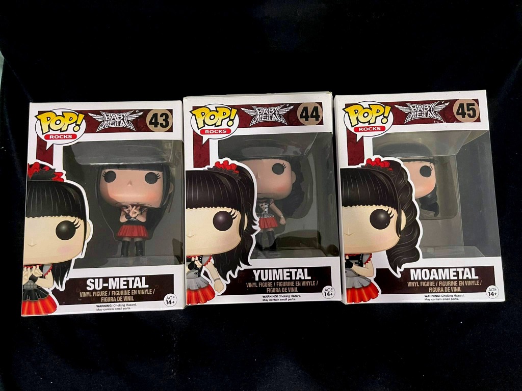 BABYMETAL Funko Pop Set (New 