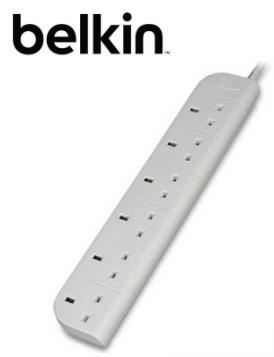 BELKIN F9E600sa3M 6 socket Surge Protector, TV & Home ...