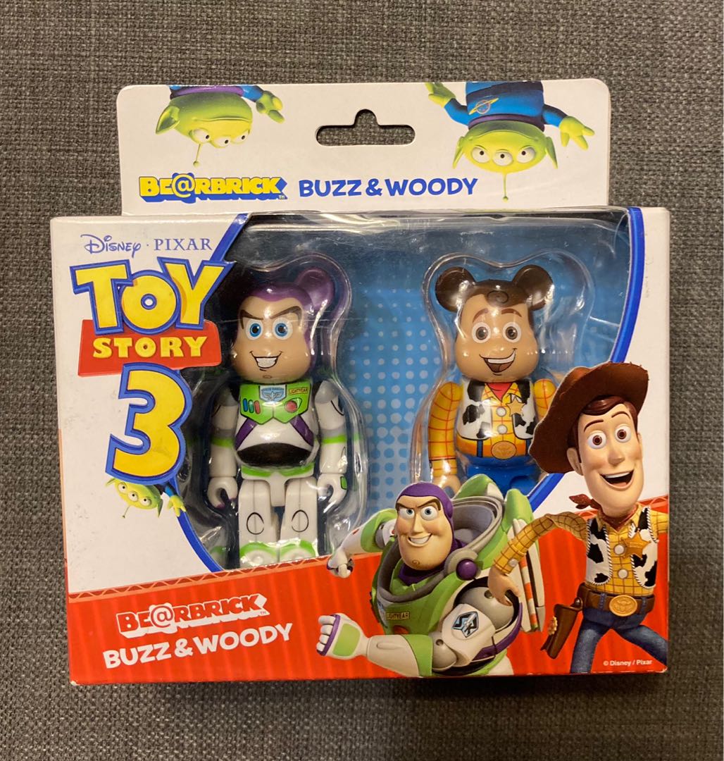 BE＠RBRICK 100％ トイストーリー3 バズ＆ウッディ ベアブリック