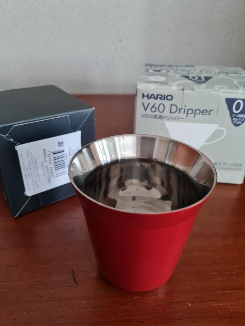 Nespresso 2x PIXIE Lungo Cups Cheery red color NEW IN BOX 
