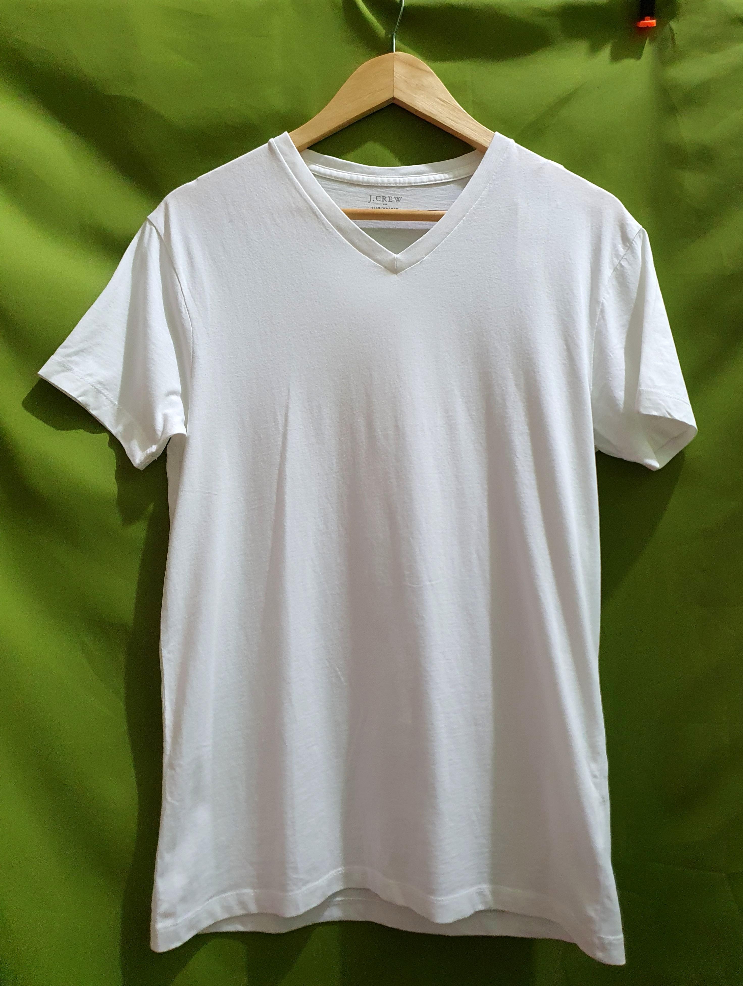 J crew slim online washed v neck