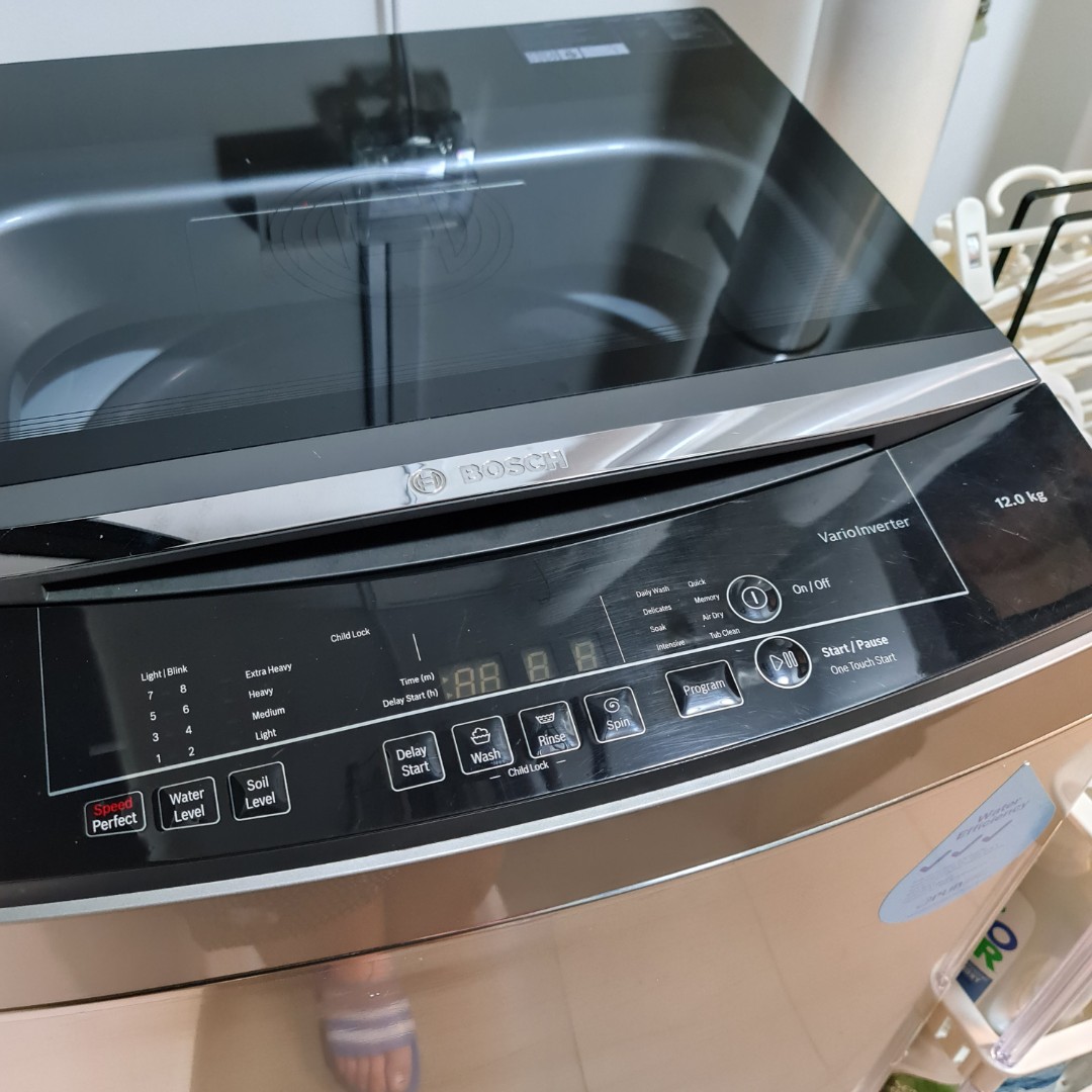 Bosch Top Load 12KG Washing Machine TV Home Appliances Washing