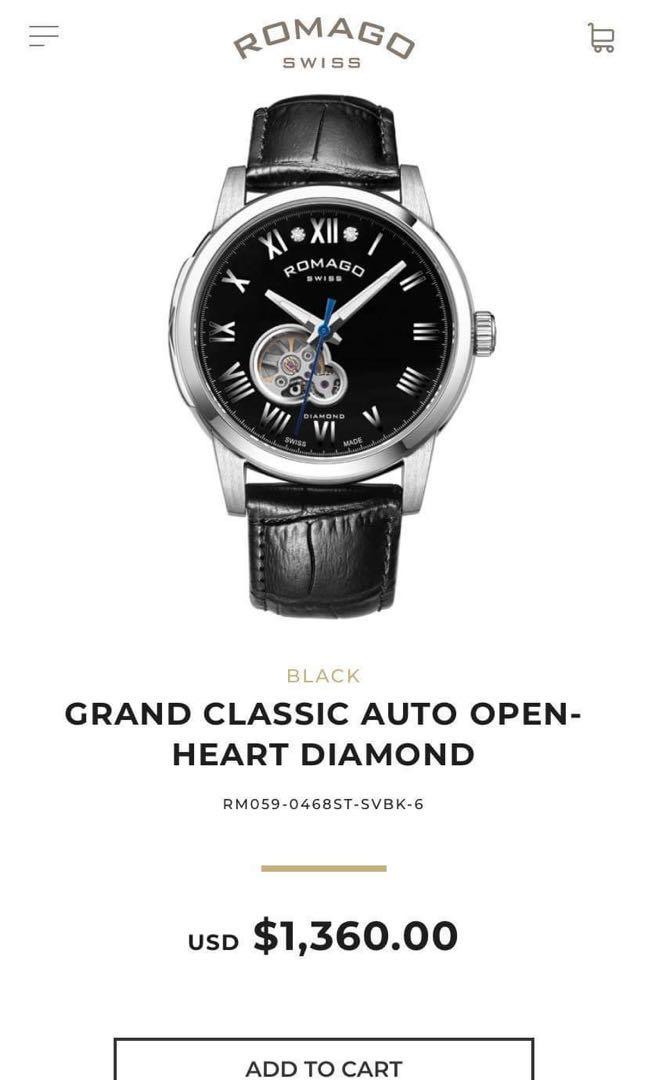 Romago swiss watch price online