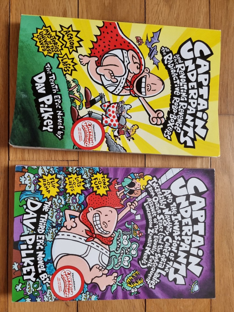 Captain Underpants Dav Pilkey, Hobbies & Toys, Books & Magazines ...