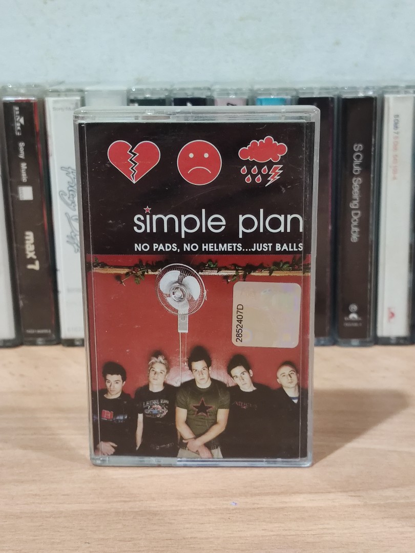 Cassette) Simple Plan No Pads, No Helmets.. Just Balls, Hobbies  Toys,  Music  Media, CDs  DVDs on Carousell