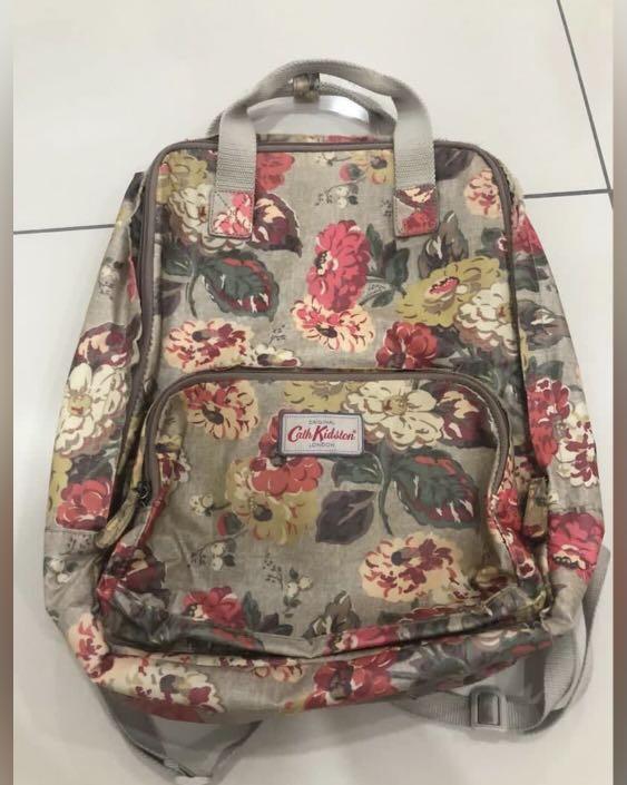 Cath Kidston London Vintage Floral 3 Part Bag Bagpack with Laptop Compartment BOUGHT IN UK
