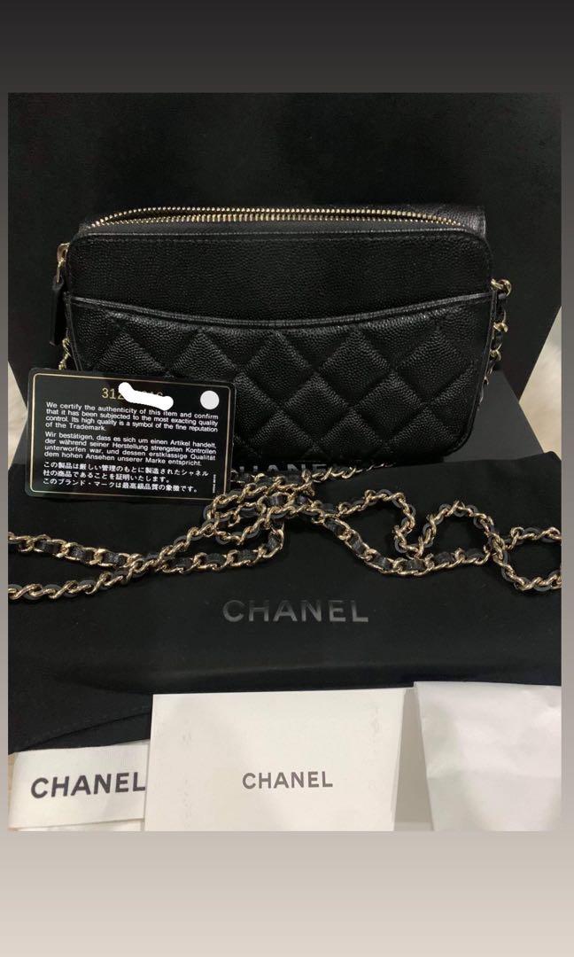 Chanel Classic flap phone holder, Luxury, Bags & Wallets on Carousell