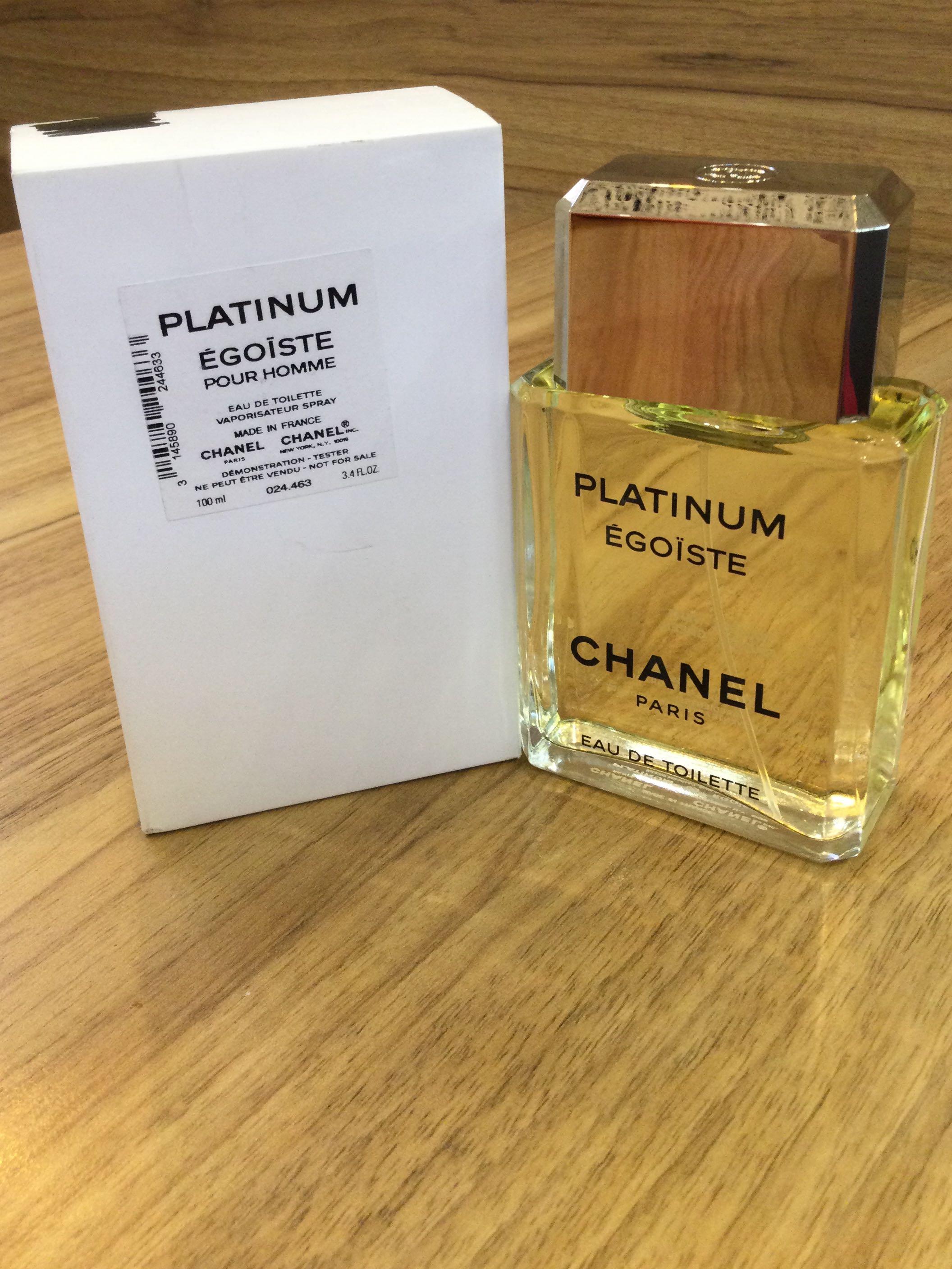 Chanel Egoist Platinum Eau de Toilette for Men, 50 ml - UPC