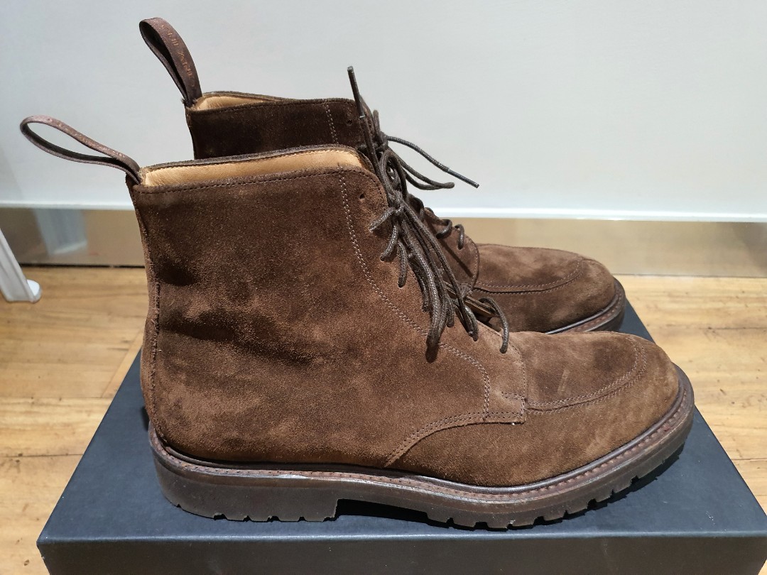 Cheaney suede boots hotsell
