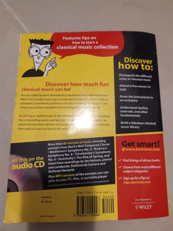 Classical Music for Dummies, Hobbies & Toys, Books & Magazines