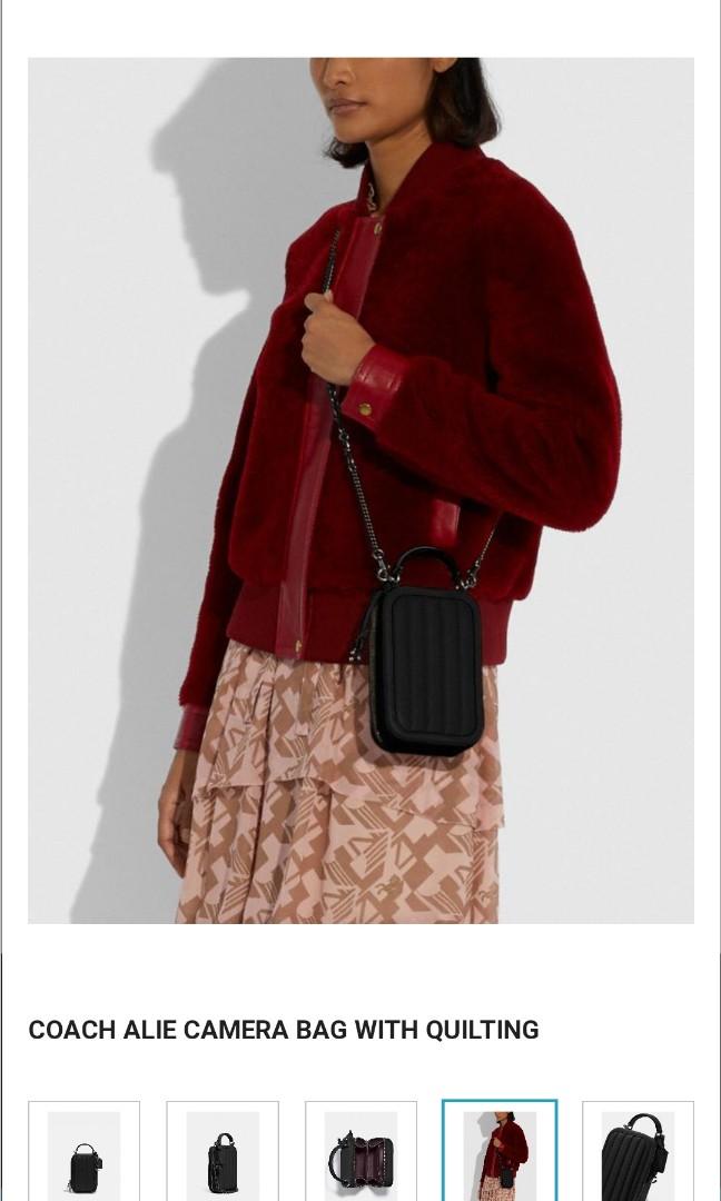 Coach Alie Camera Bag with Quilting, Luxury, Bags & Wallets on Carousell