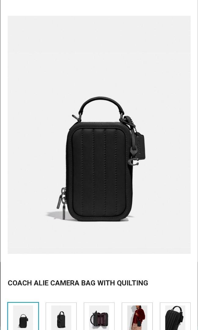 Coach Alie Camera Bag with Quilting, Luxury, Bags & Wallets on Carousell