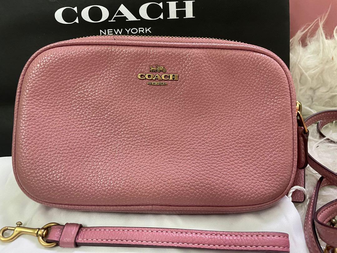 Coach pink crossbody outlet
