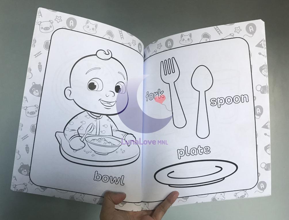 Cocomelon My First Words Coloring Book | English | Children's Book ...