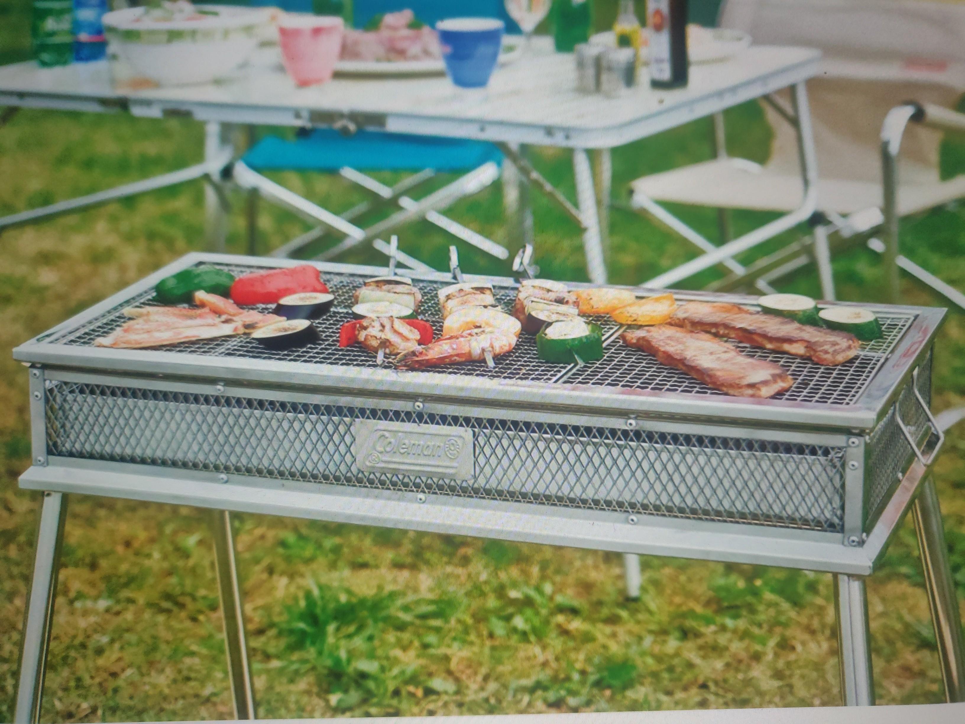 Coleman charcoal grill top