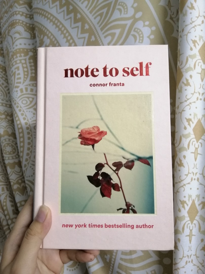 Connor Franta Note To Self Books Stationery Books On Carousell