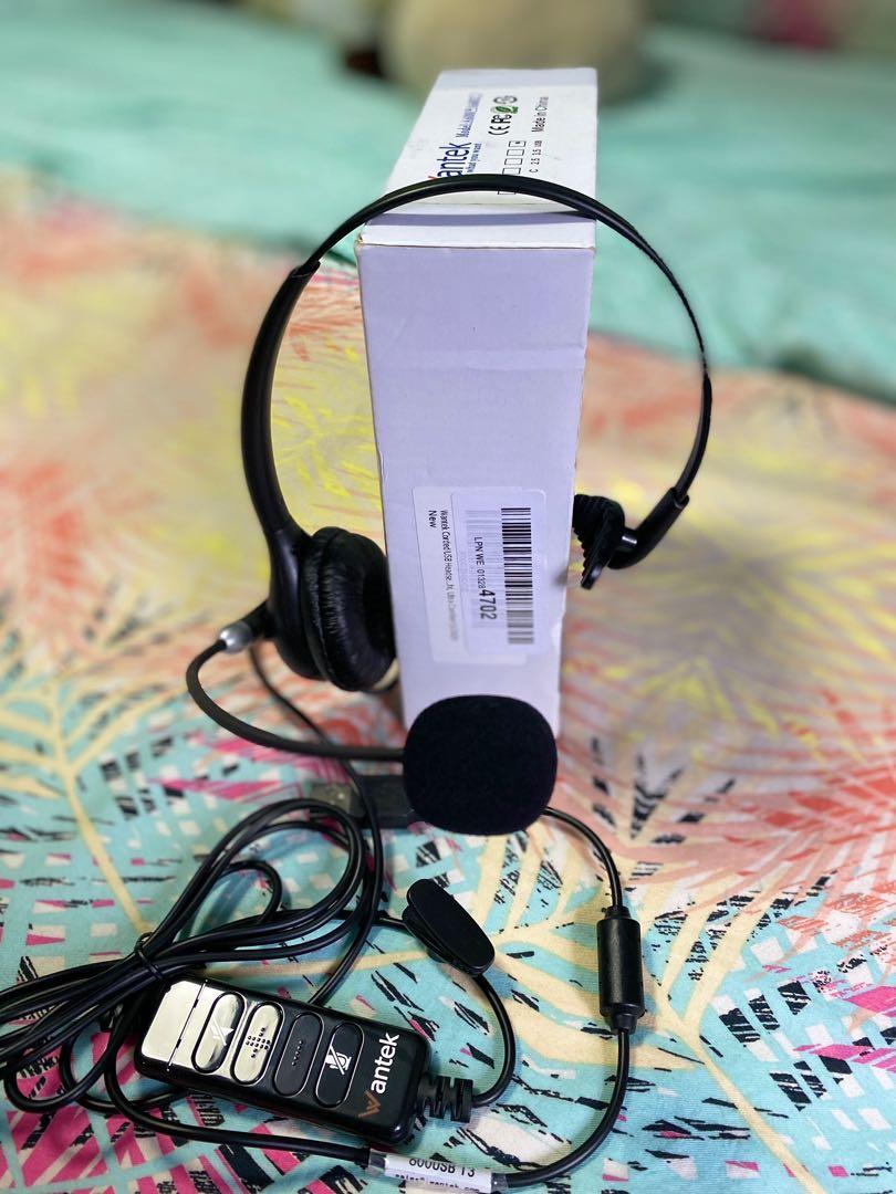 Emaiker Ear USB Headset With Noise-canceling Microphone