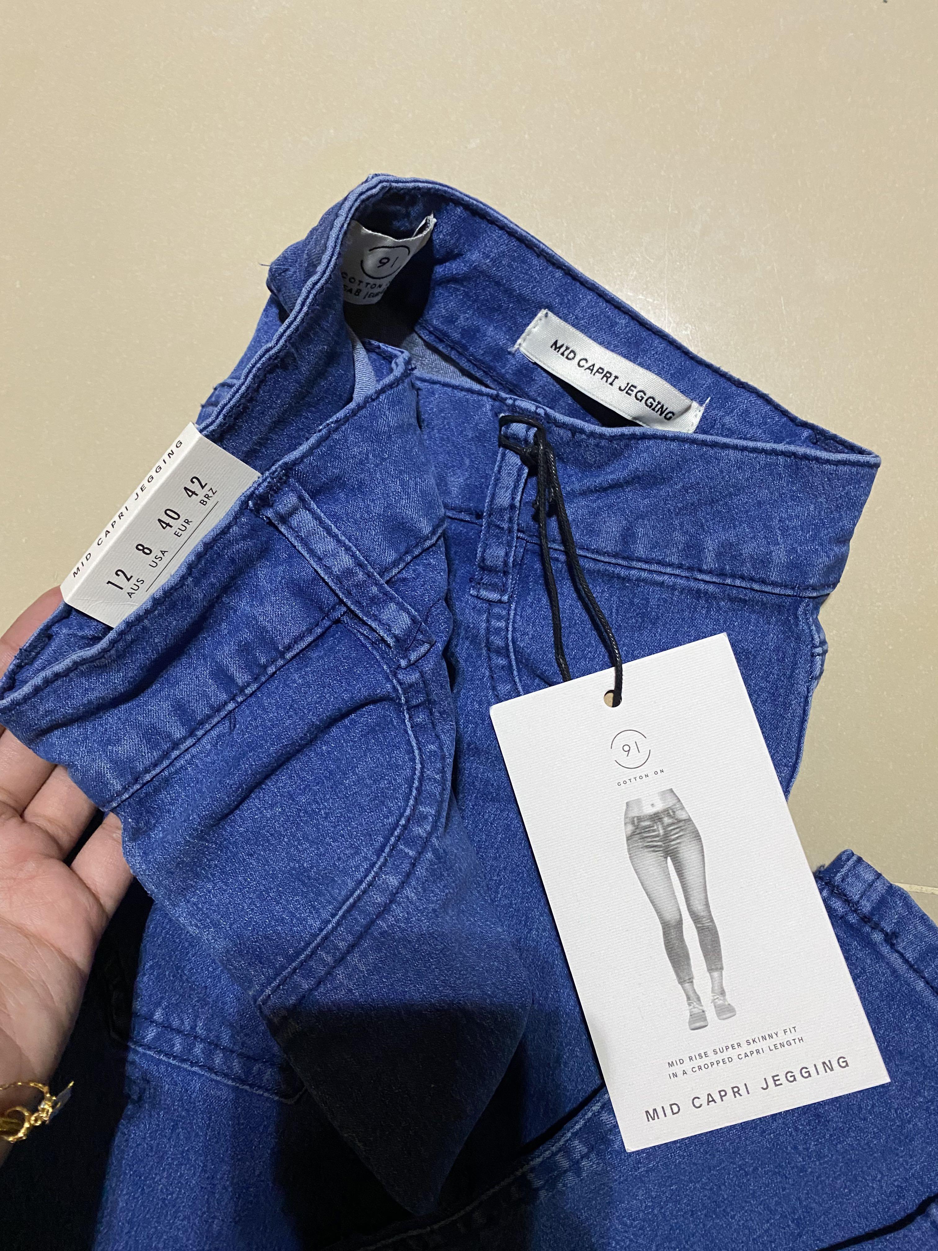 COTTON ON Mid Capri Jegging Women s Fashion Bottoms Jeans