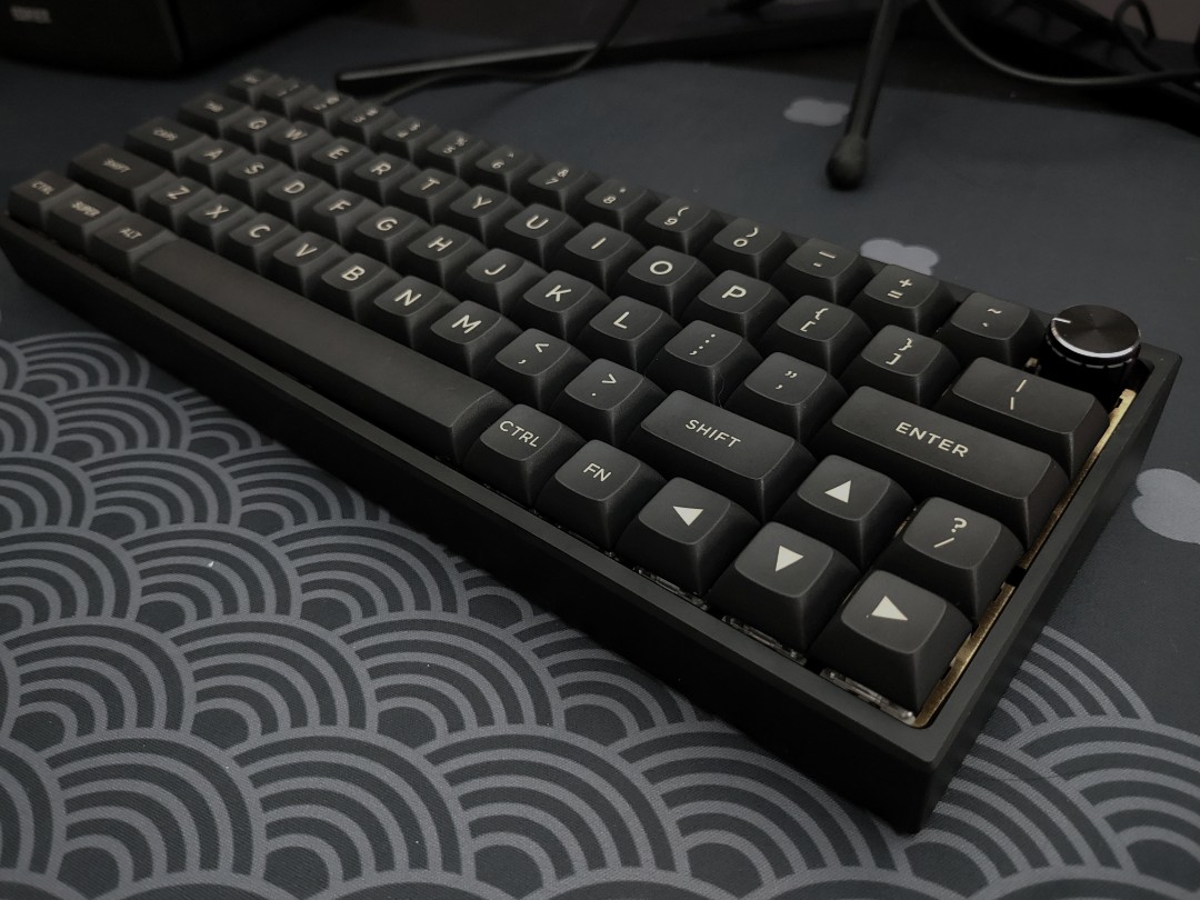 Custom 60 Hotswap Keyboard w/ Rotary Knob, Computers & Tech, Parts