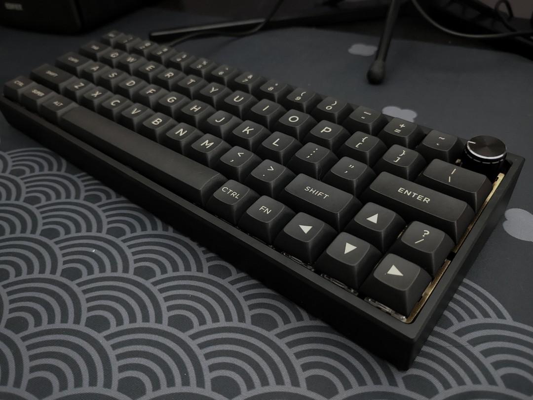 Custom 60 Hotswap Keyboard w/ Rotary Knob, Computers & Tech, Parts