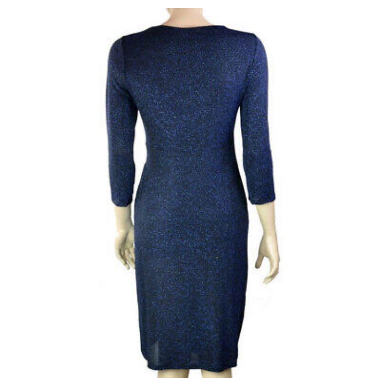 Debenhams blue sequin dress top