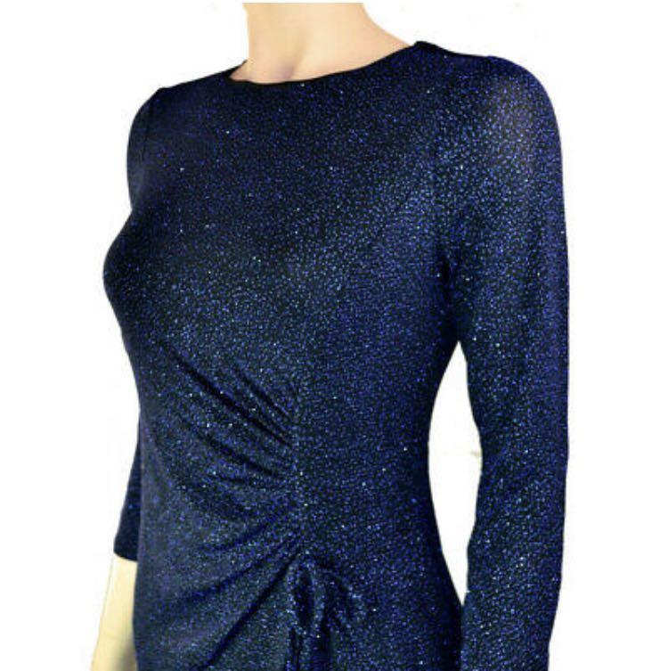 Debenhams blue sequin dress top