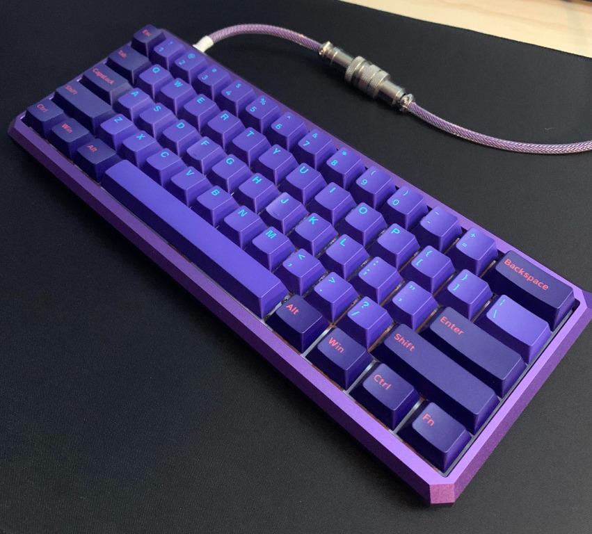 Diamond CNC Anodised Aluminium case for 60 Mechanical Keyboard