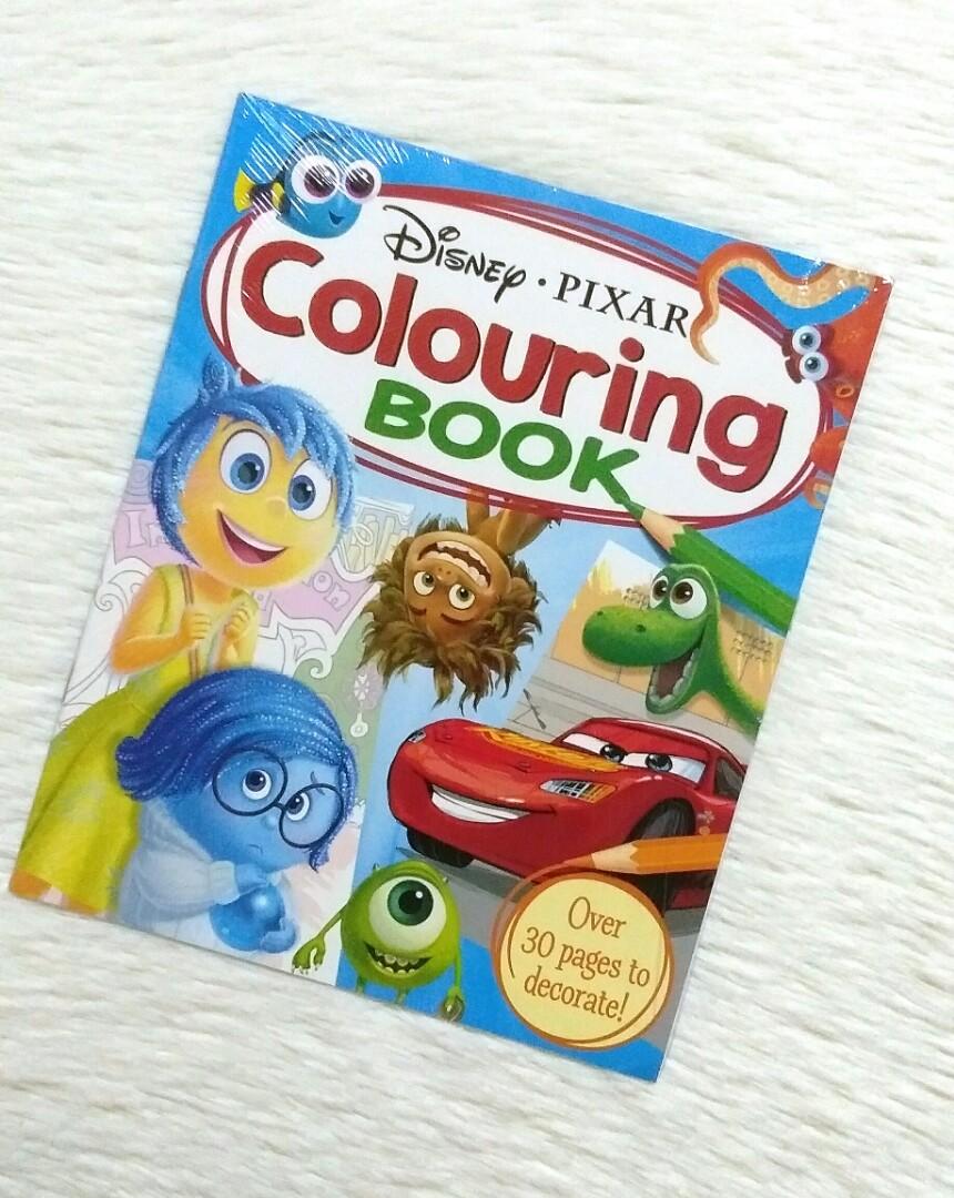 Disney pixar coloring book, Books & Stationery, Children's ...