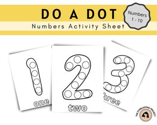 Do a Dot Numbers Activity Sheet Hobbies Toys Stationery Craft