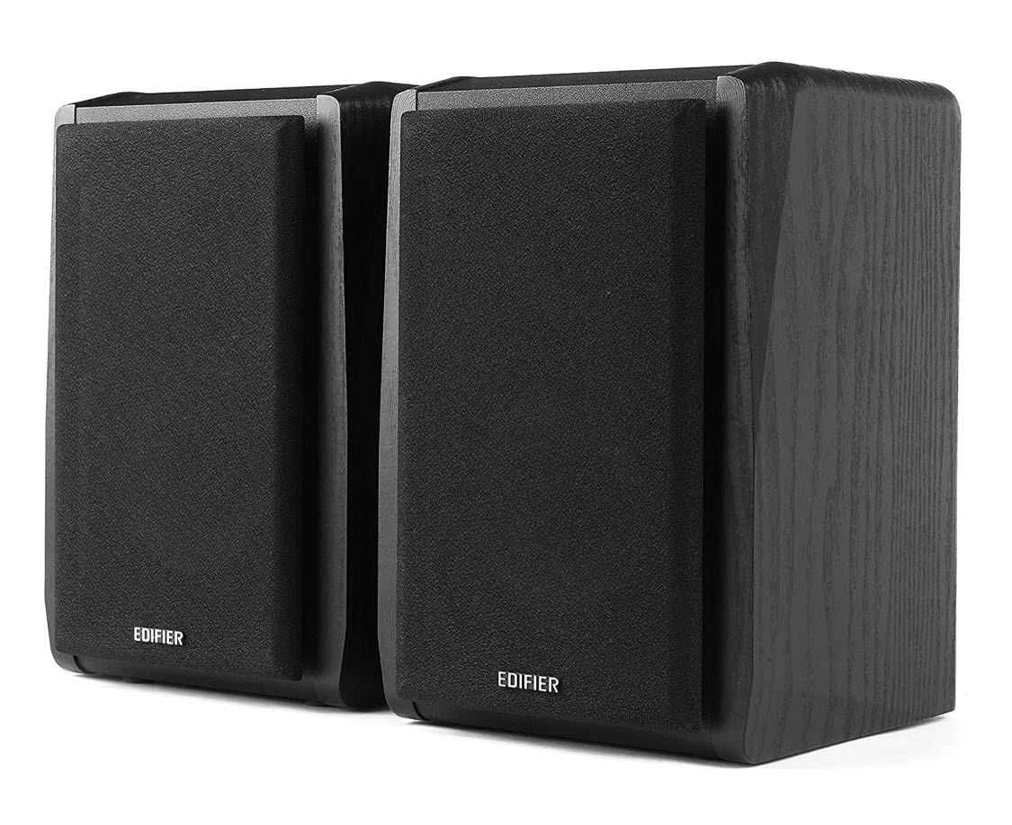 Edifier R1010BT Black 4inch Power Bluetooth Bookshelf Speakers, Audio