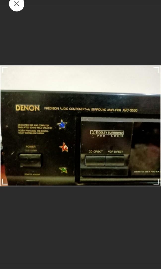 EURORACK UB2222FXPRO ,Denon preamp, DENON PREAMP avc 3530 180 all 3