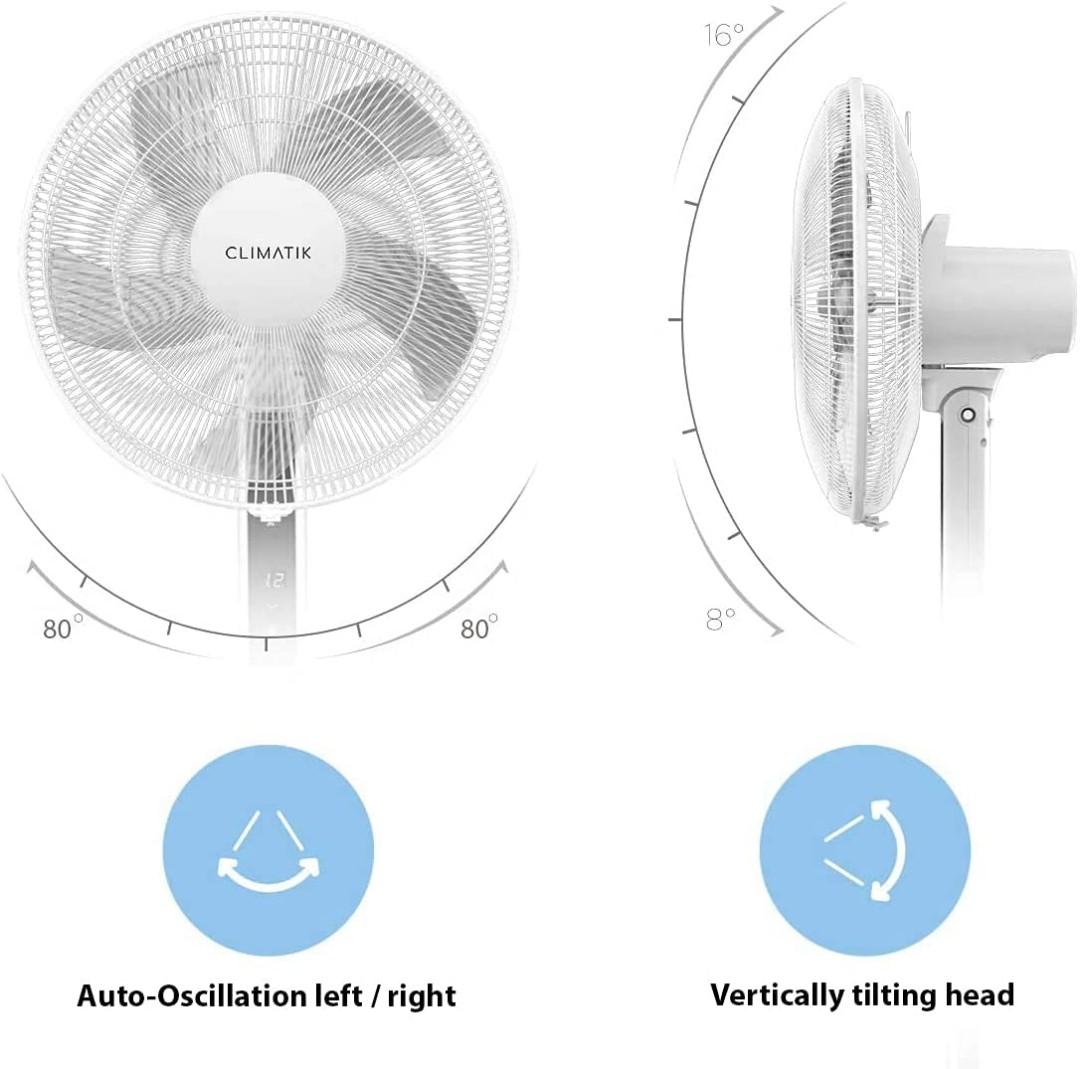 FireSale / Display Set Climatik 16-Inch Pedestal Fan with Remote Control  and LED Display | 3