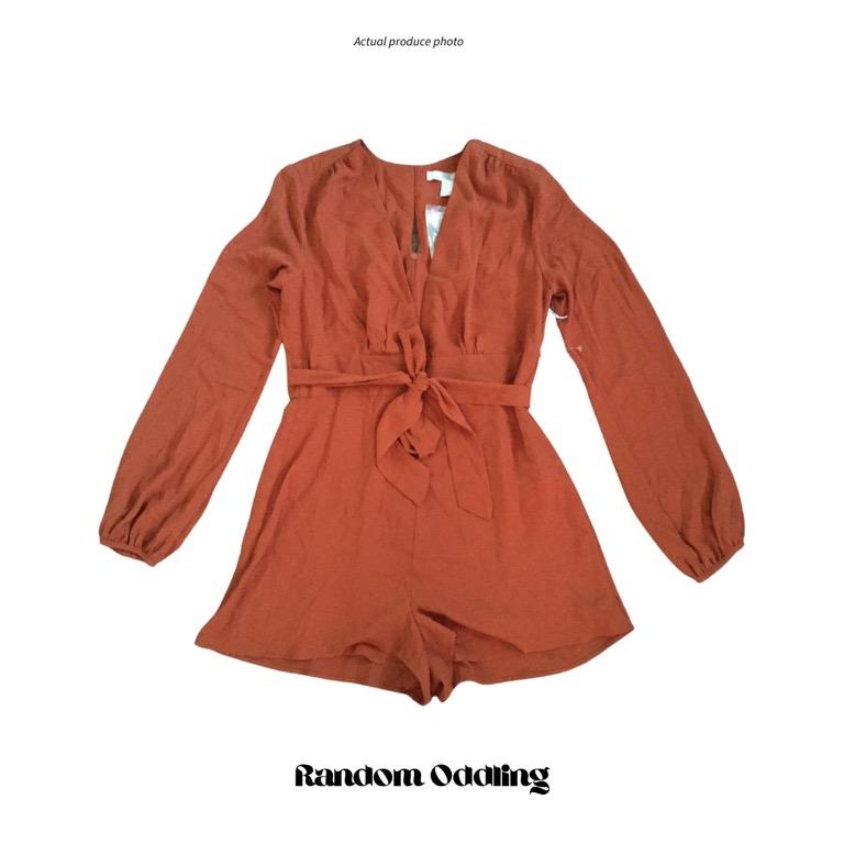 Forever 21 outlet orange romper
