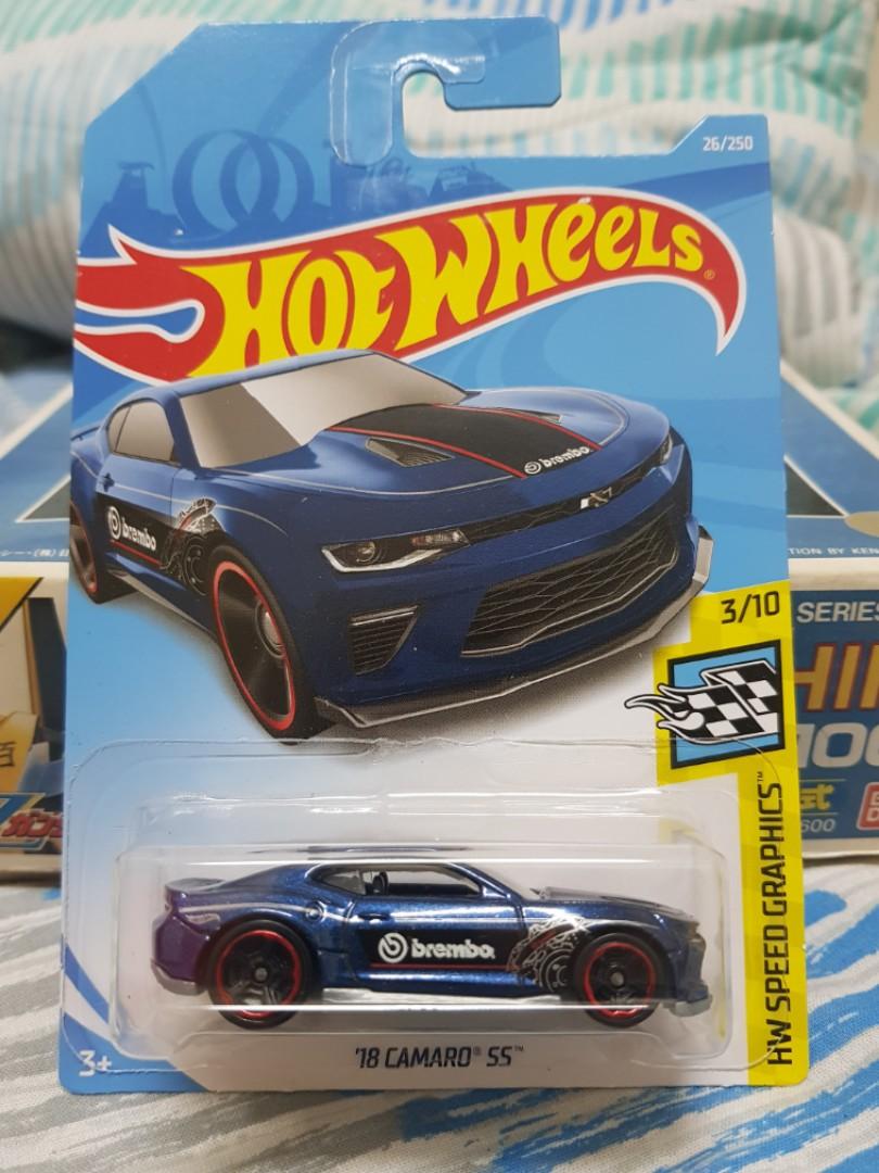 FS-B1 Hot Wheels 16 Chevy Camaro SS brembo blue, Hobbies & Toys, Toys &  Games on Carousell