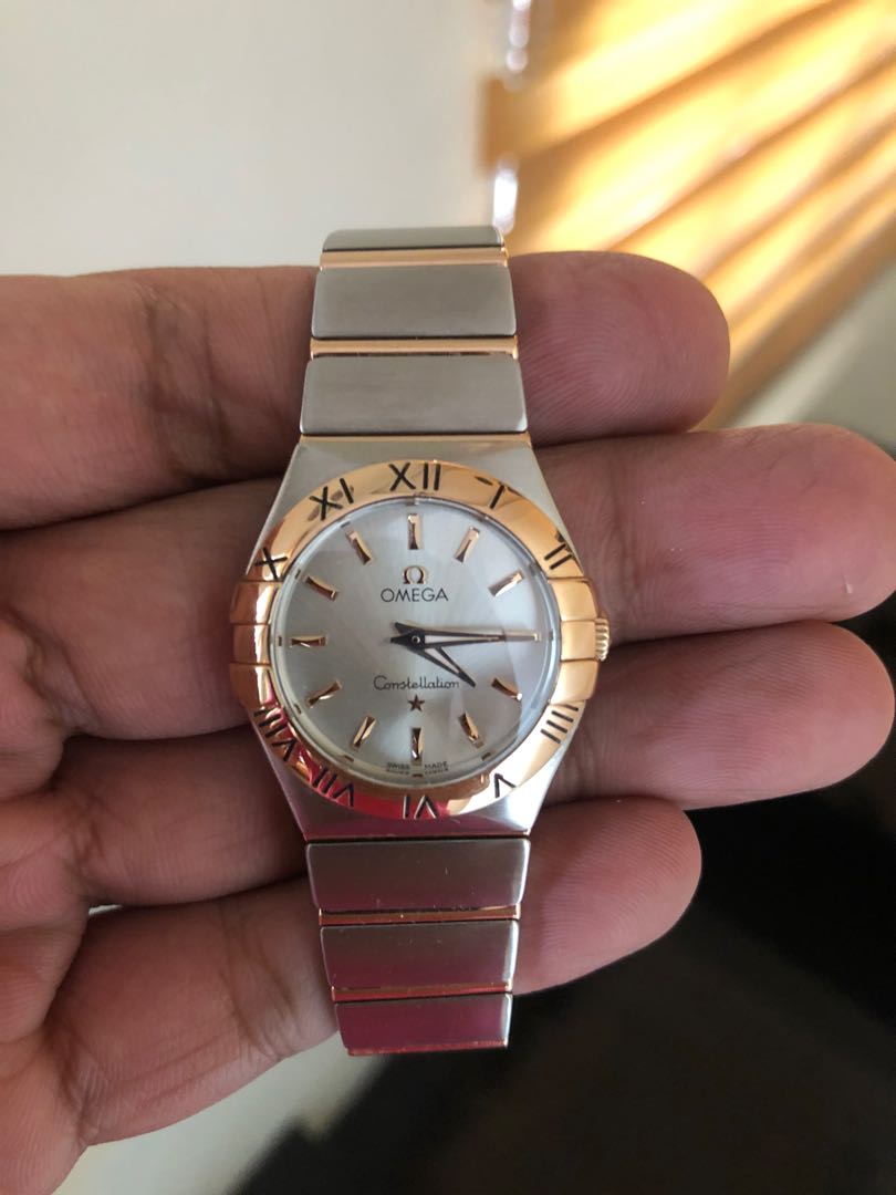 Omega constellation top two tone