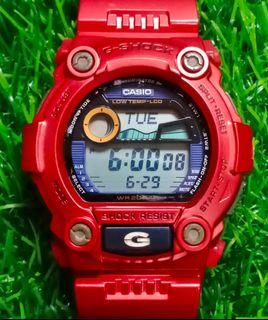 g shock mat moto merah original
