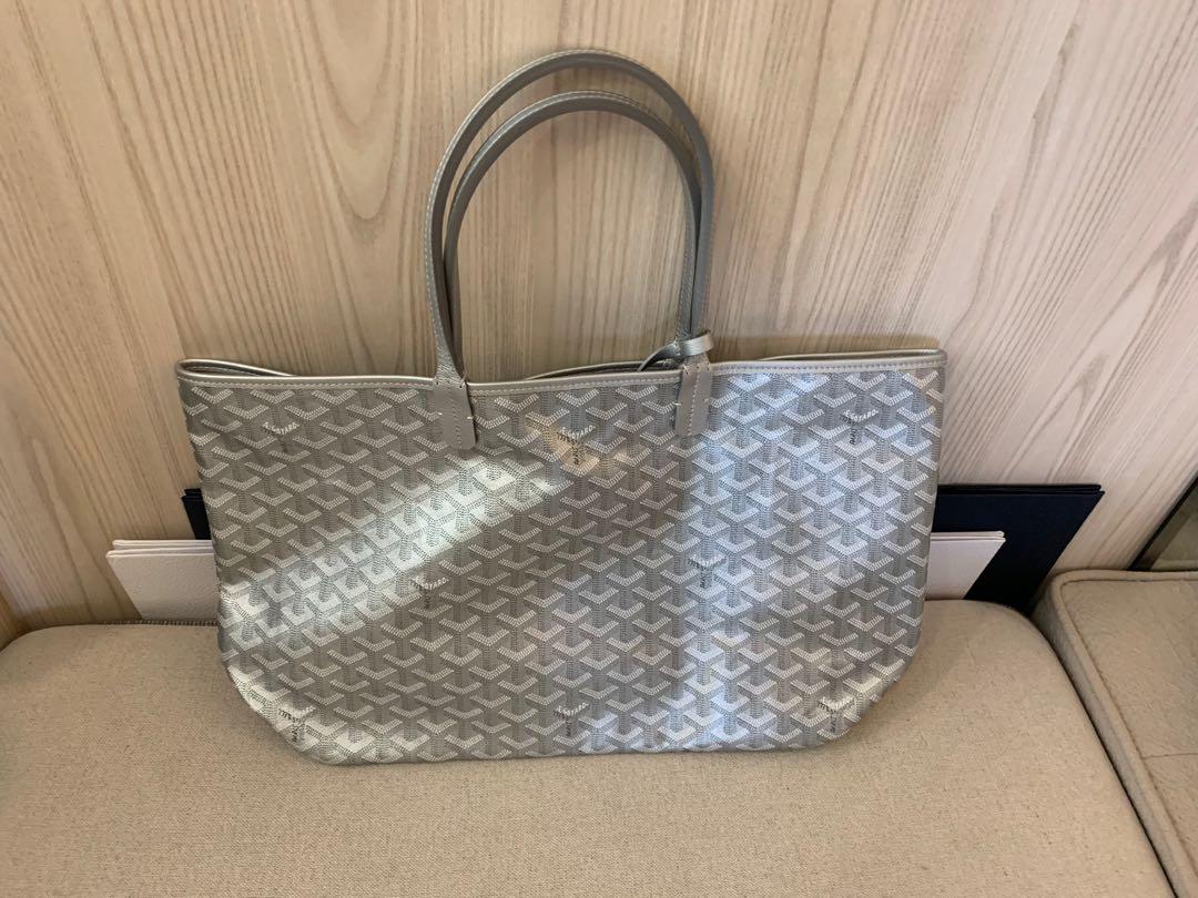 Goyard St Louis limited edition silver PM tote, Women's Fashion, Bags &  Wallets, Tote Bags on Carousell