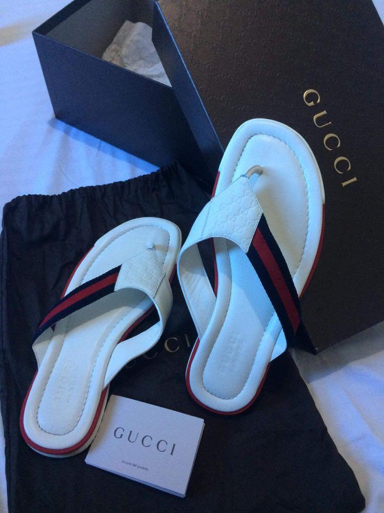 Gucci men's titan cheap thong sandals