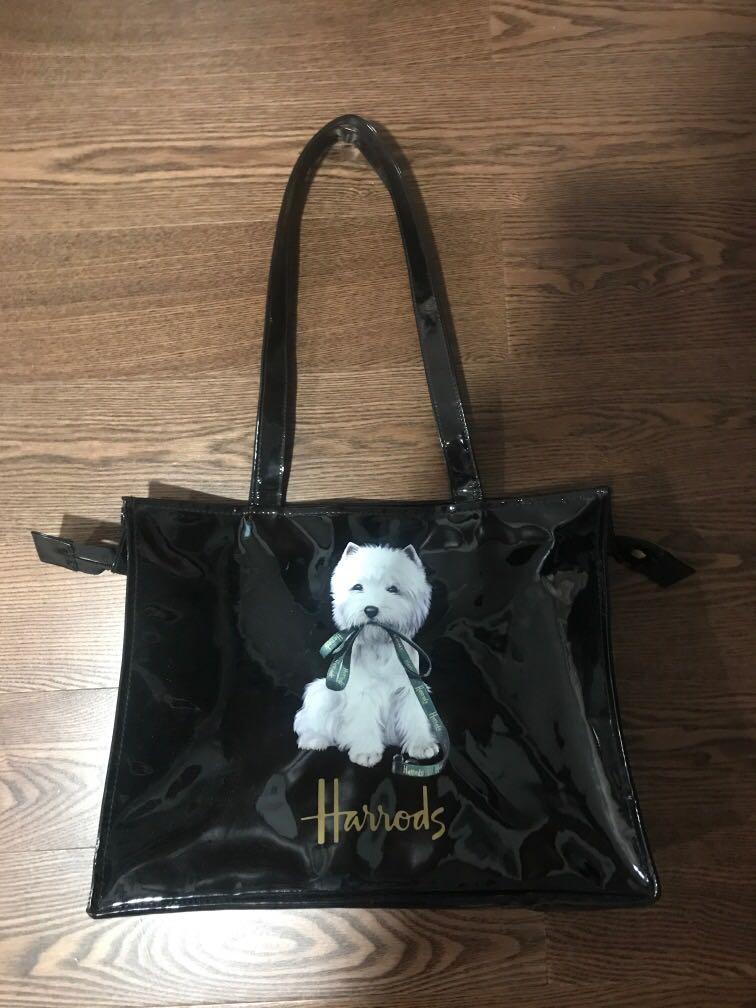 Harrods shop westie bag