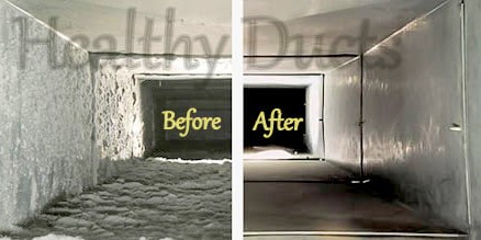Healthy ducts cleaning