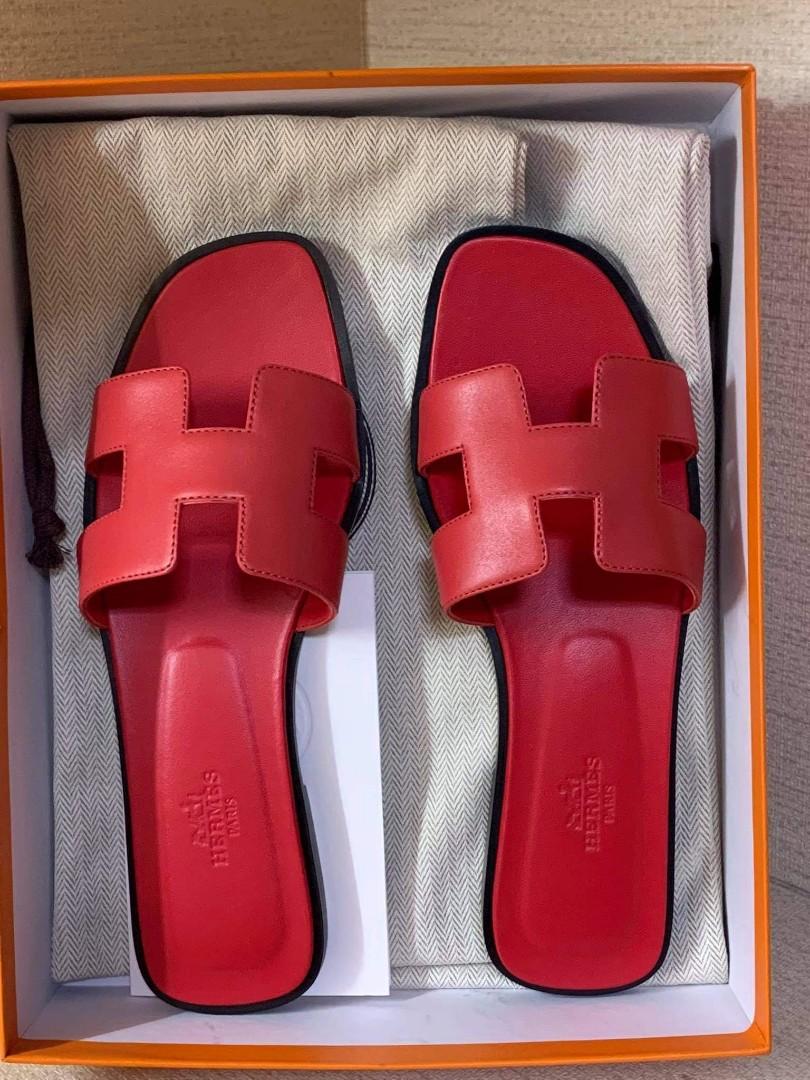 Hermes oran red new arrivals