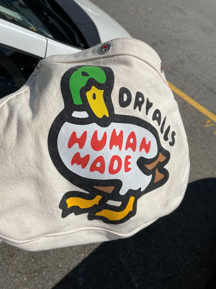 Human made paperboy bag duck