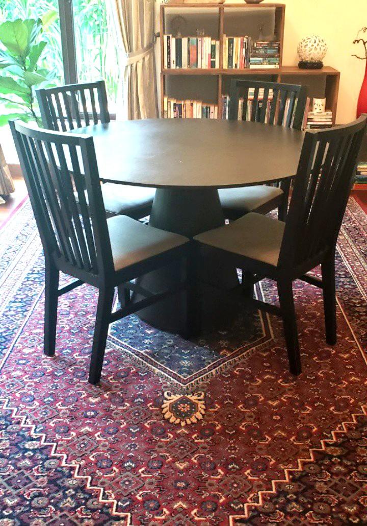 Ikea Norrnas Dining Chair with high quality round table Furniture