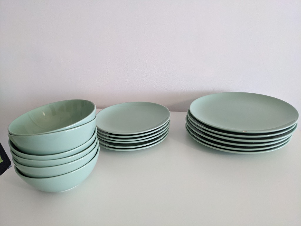 IKEA plates and bowls set, Furniture & Home Living, Kitchenware