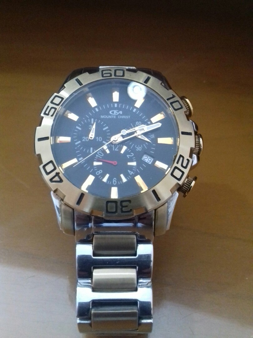 Jam tangan outlet mounte christ chronograph