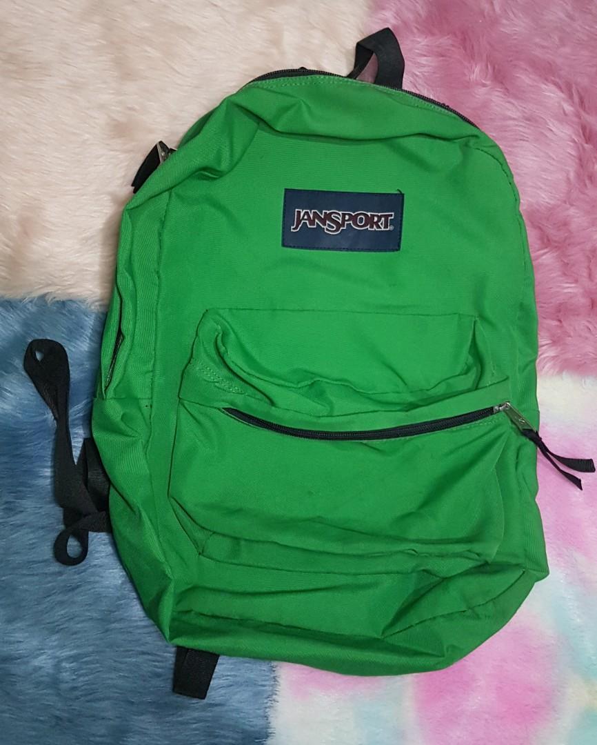 Jansport green backpack Men s Fashion Bags Backpacks on Carousell