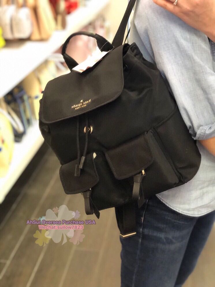 Kate spade Carley Flap Backpack Bag, Women's Fashion, Bags & Wallets,  Purses & Pouches on Carousell